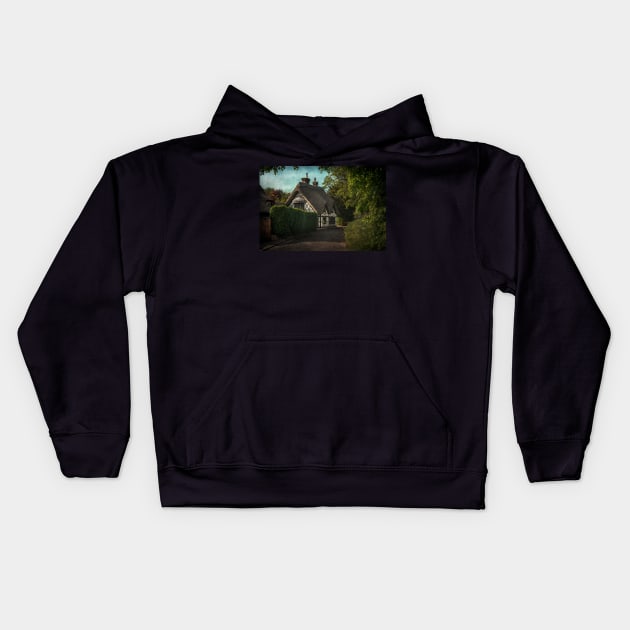 A Berkshire Half Timbered Cottage Kids Hoodie by IanWL